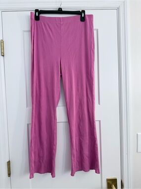Aerie Ribbed Kick Flare Lounge Pants